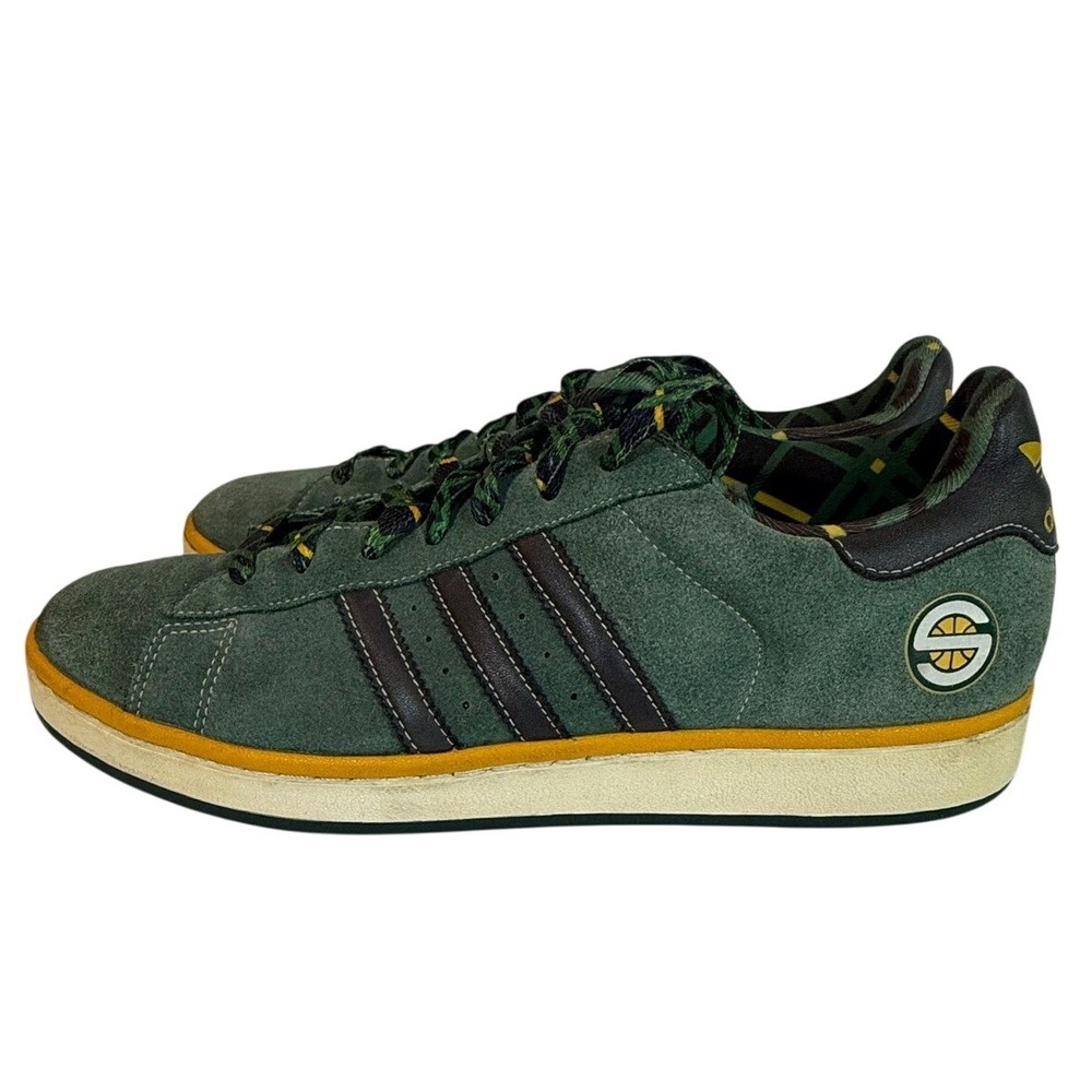 Adidas Campus NBA Seattle SuperSonics Sneakers RARE VINTAGE Mens 12